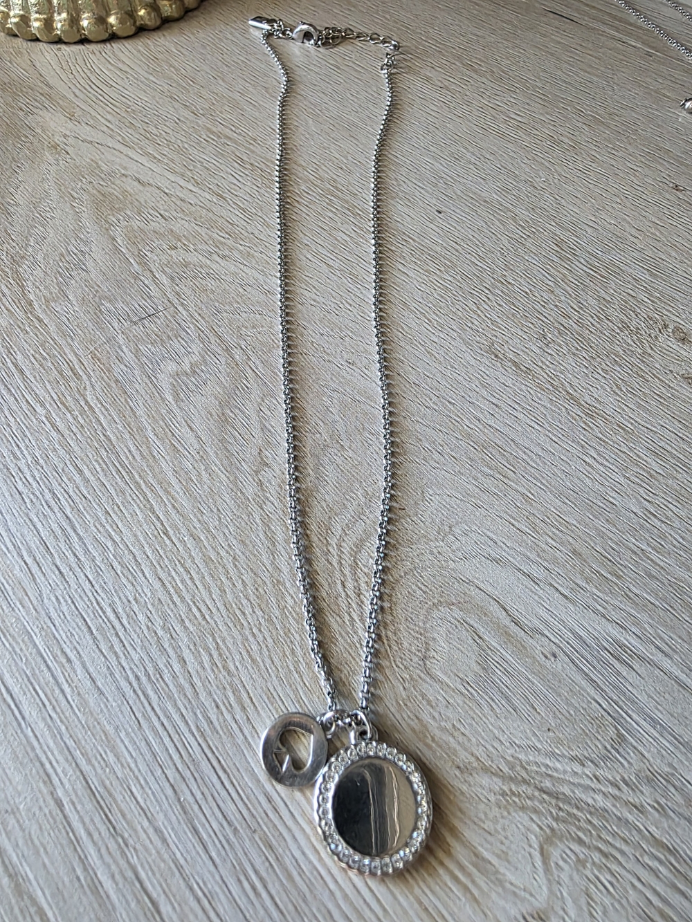 Kate Spade Silver Circle Pendant